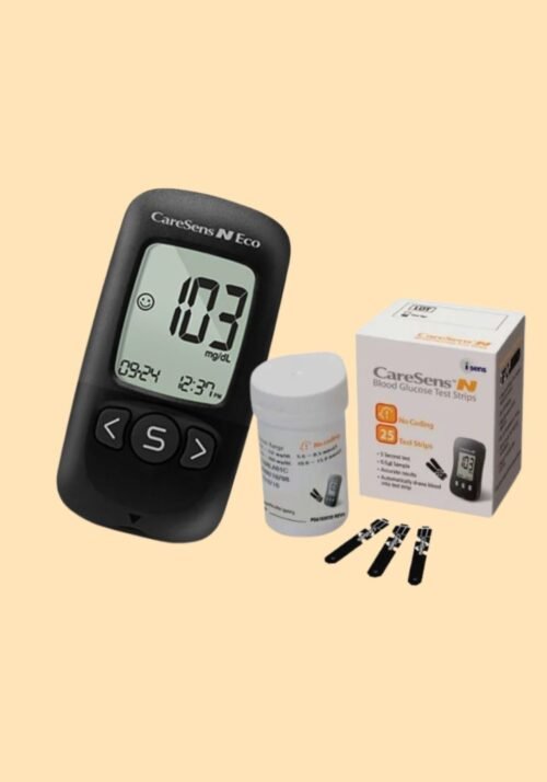 Kit De Monitor De Glucosa Caresens N Eco